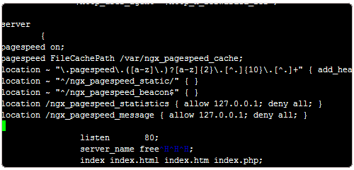 ngx_pagespeed修改参数